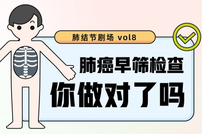 肺結節小劇場(chǎng) vol8 ｜肺癌早篩，檢查你做對了嗎